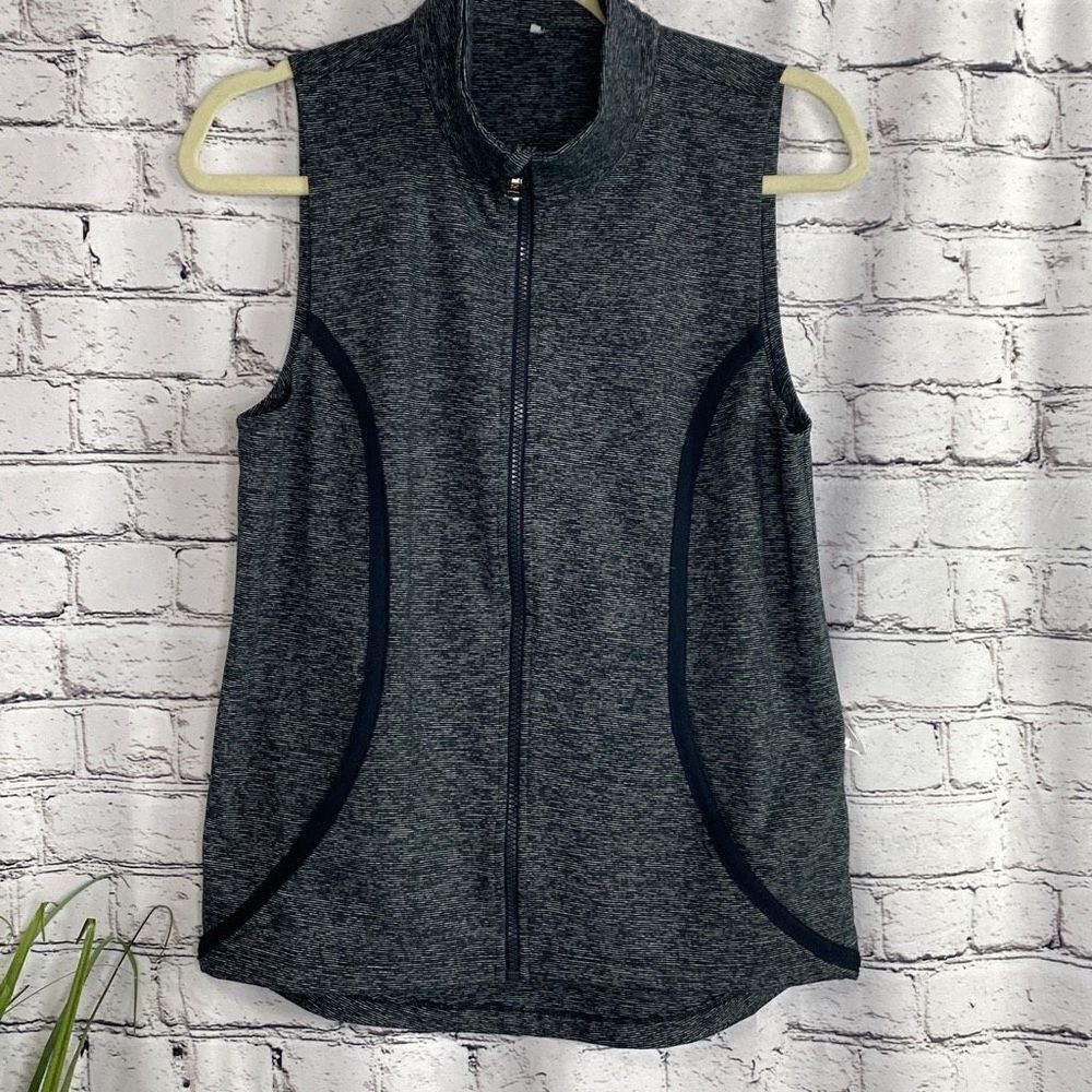 Under Armour Women's Full Zip Sonic Athletic Performance Vest Running Black M